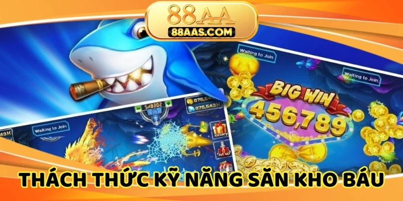 Thách thức kỹ năng săn kho báu dưới đại dương sắc màu