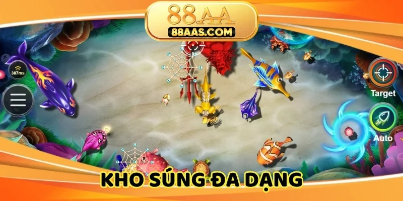 Kho súng đa dạng, chinh phục mọi thử thách